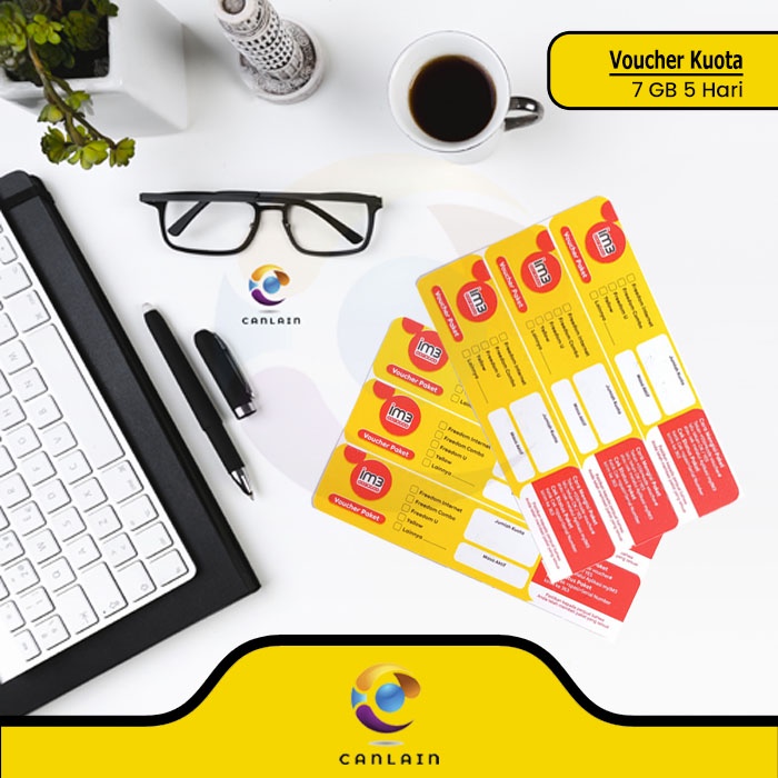 Voucher Data Indosat Freedom Isi Kuota 7 GB 5 Hari