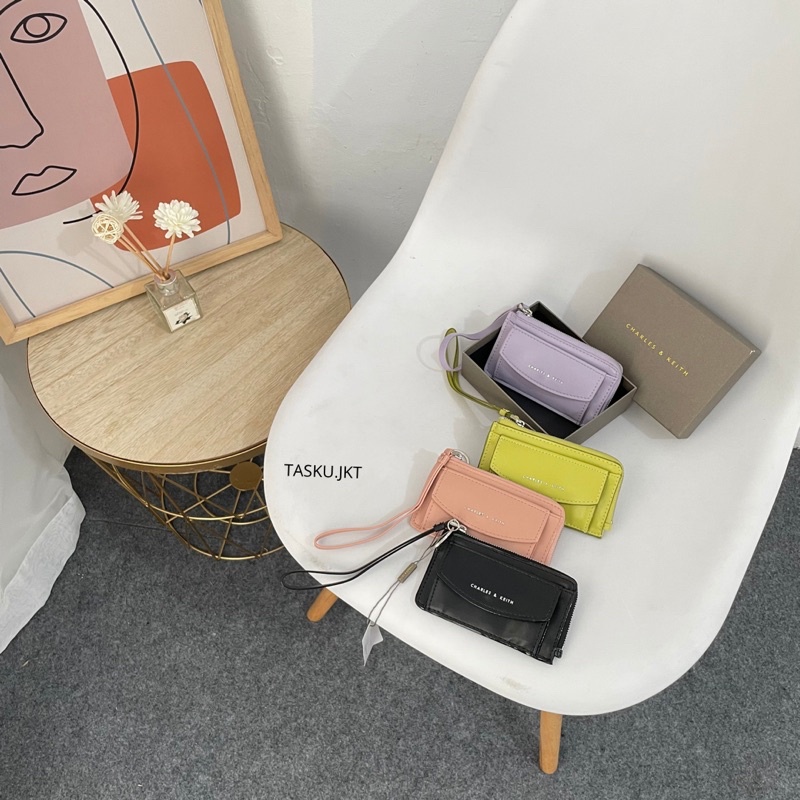 Ck Wristlet Cardholder / Dompet Wanita / Cardholder Wanita