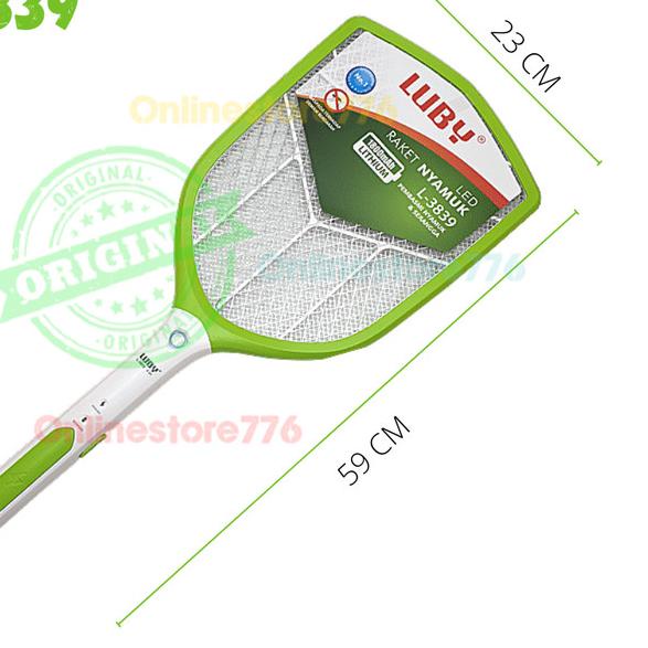 ◌ Perangkap Nyamuk-Raket Nyamuk-Nyamuk-Raket Nyamuk Luby-LUBY L3839 ℮