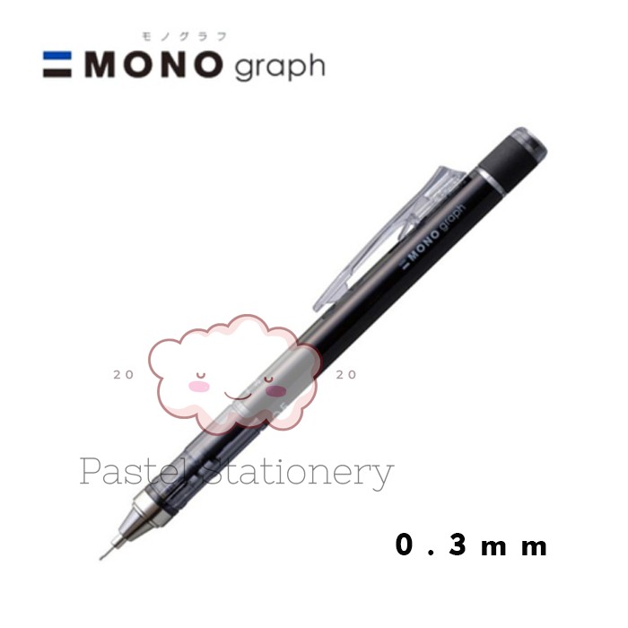 

Tombow Mono Graph Shaker Mechanical Pencil 0.3mm - Pensil Mekanik 0.3 Tombow