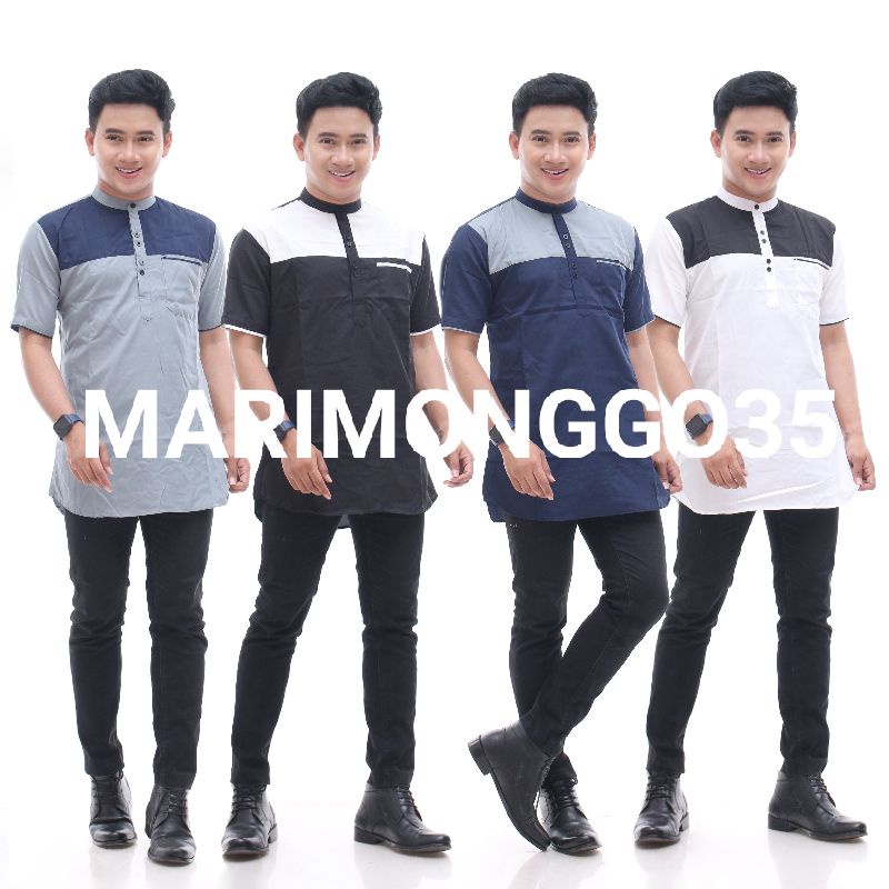 BAJU KOKO KURTA PRIA BDEWASA BISA  COD