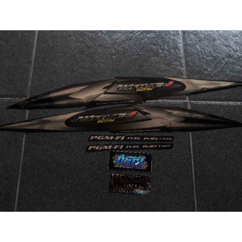 STRIPING WAVE FULL HOLOGRAM/STICKER HONDA WAVE i 125