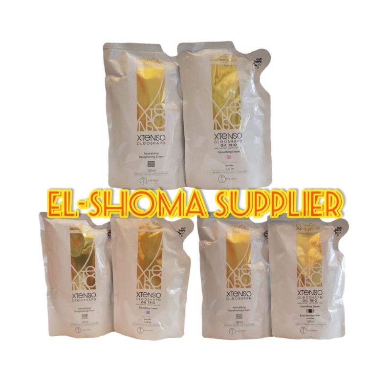 Loreal Xtenso Smoothing Sepasang 125 ml - Pelurus Rambut /  Smoothing