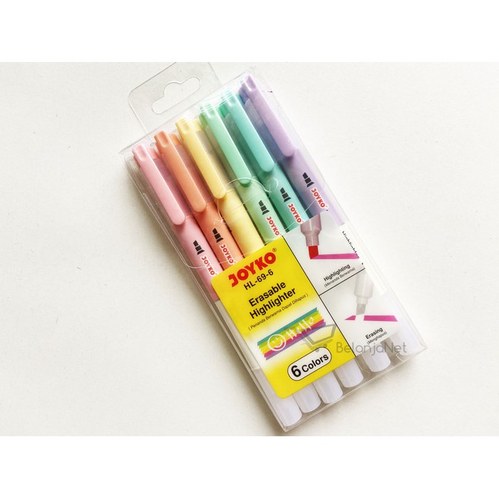 Erasable Highlighter | Penanda Dapat Dihapus Joyko HL-69-6