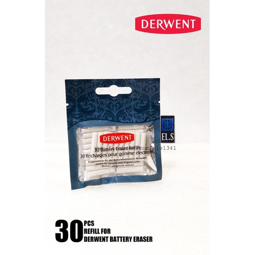 

Gilaa!!! Derwent Eraser Refill Pack For Battery Eraser Bagus