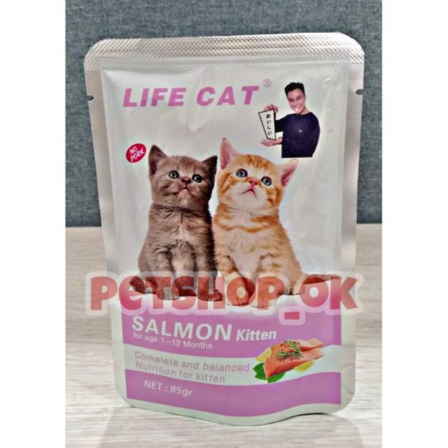 Life Cat kitten 85gr / makanan kucing sachet / makanan basah