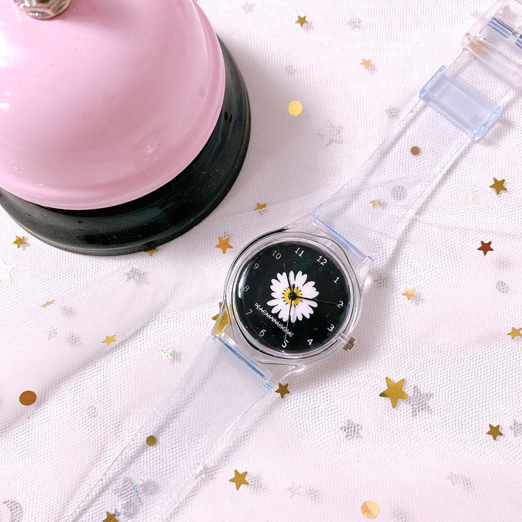 Jam Tangan Elektronik Jelly Transparan Motif Kartun Untuk Anak Laki-Laki/Perempuan Daisy Watch-5