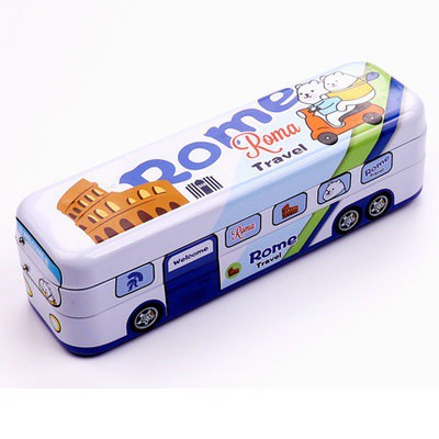 Kotak Pensil City Bus SK0006-Biru (Roma)