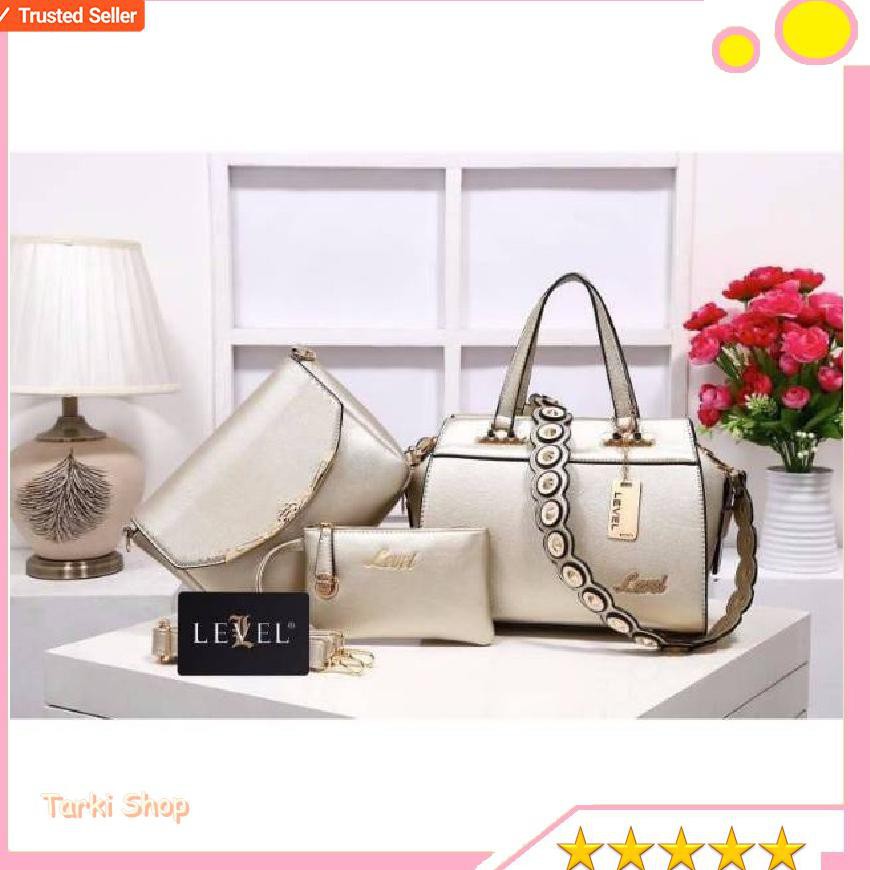 Diskon TAS LEVEL SET 3IN1 - TAS SELEMPANG - TAS PESTA - TAS IMPORT - TAS ORIGINAL - TAS BATAM - TAS