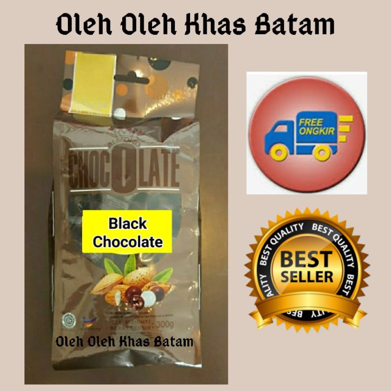 Oleh Oleh Khas Batam Coklat Impor Almond Black Chocolate