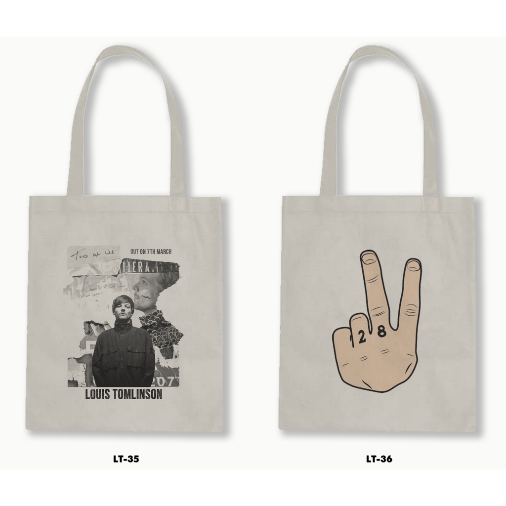 TOTE BAG BLACU - LOUIS TOMLINSON 3