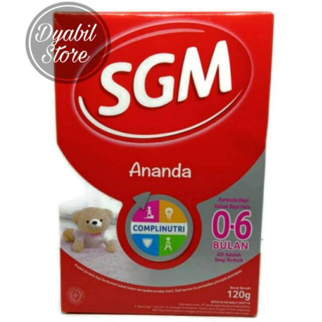 [BISA COD] SGM ANANDA 0-6 / 6-12 BULAN | SUSU BAYI