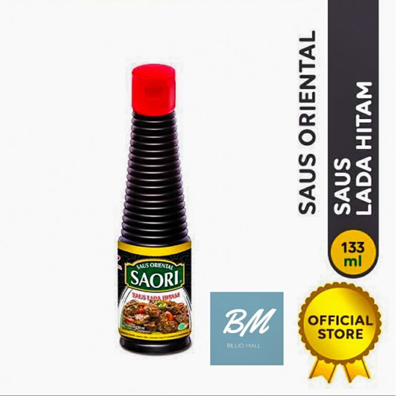 

Saori Saus Lada Hitam 133 ml Botol / Saori Saos Lada Hitam 133 ml Botol / Saori 133 ml Botol / Saori Black Pepper Sauce 133 ml HALAL