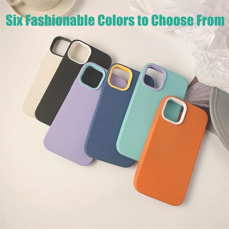 Soft Case Silikon Warna Permen Macaron Untuk IPhone 13 12 11 Pro Max X XR 7 8 Plus