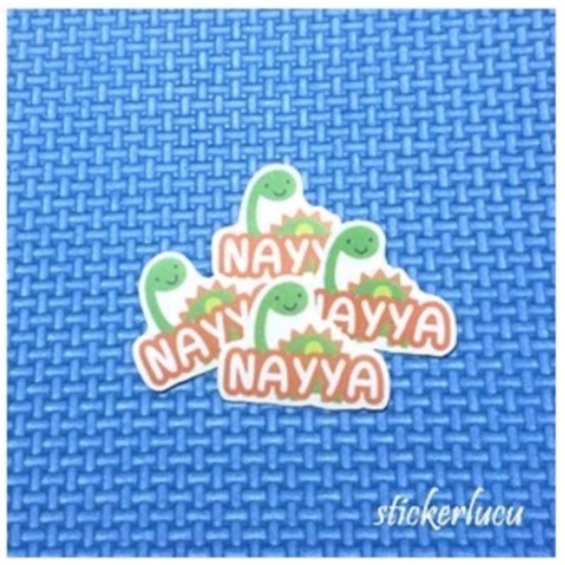 

Stiker Label Nama Waterproof Ukuran S dan M