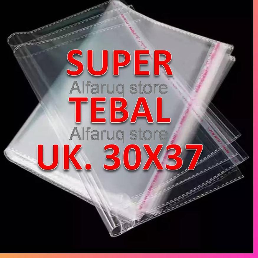 

P-EZW ☀ SUPER TEBAL!!! Plastik OPP 30x37 TEBAL 05 (100 Lembar) ✮✮✮✮✮
