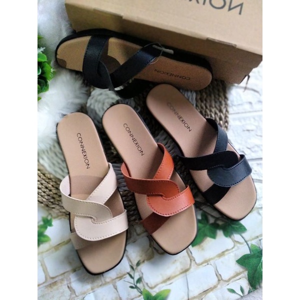 Sandal wanita terbaru/flat conxion/ SL.S