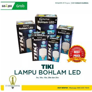 Lampu Bohlam LED TIKI 20Watt, 20W, 20 Watt, 20 W Bulb