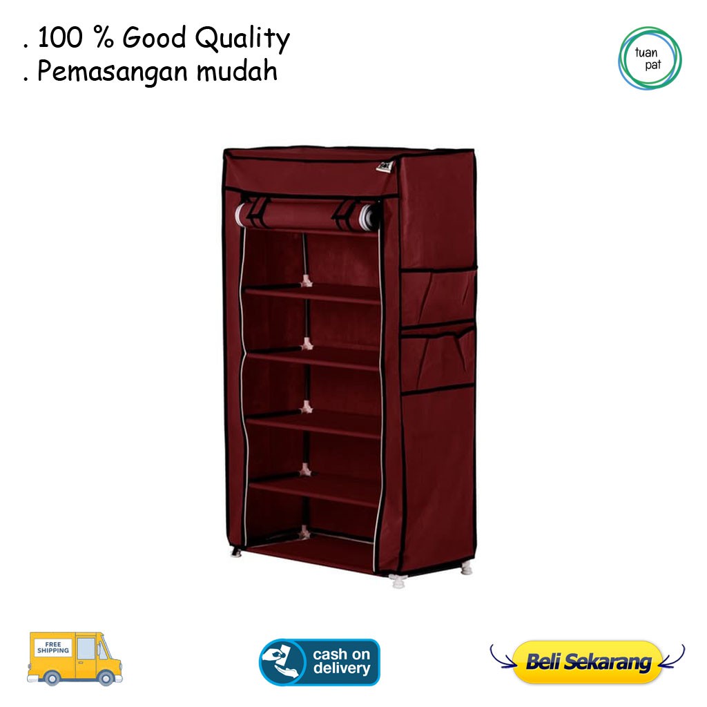  Rak  Sepatu  Plastik Serbaguna 6 Susun Olymplast  Olimplast 