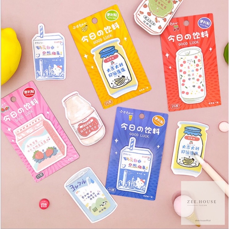 

sticky note juicy lucu |sticky bote botol minum