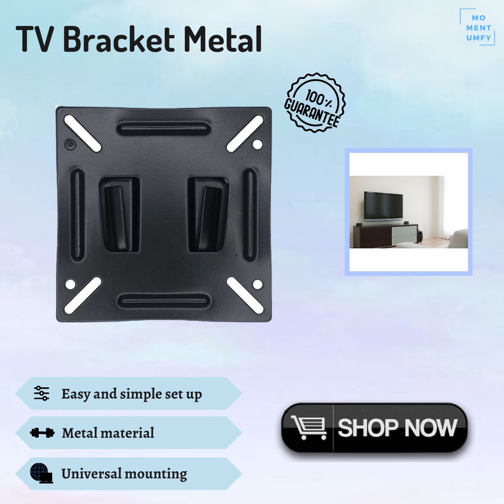 Bracket Arm Lengan Penjepit Penempel Tempelan TV Tivi Monitor LED LCD ke Meja Dinding Tembok Murah