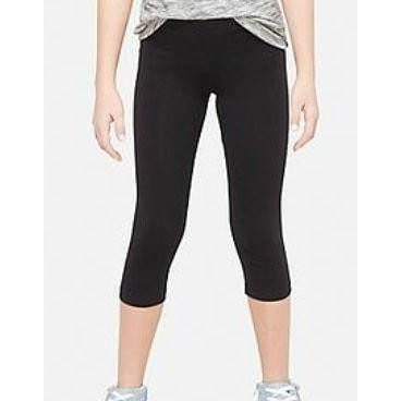 9SK0 LEGGING CELANA WANITA 7/8 BRANDED JUSTICE - HITAM FLPC