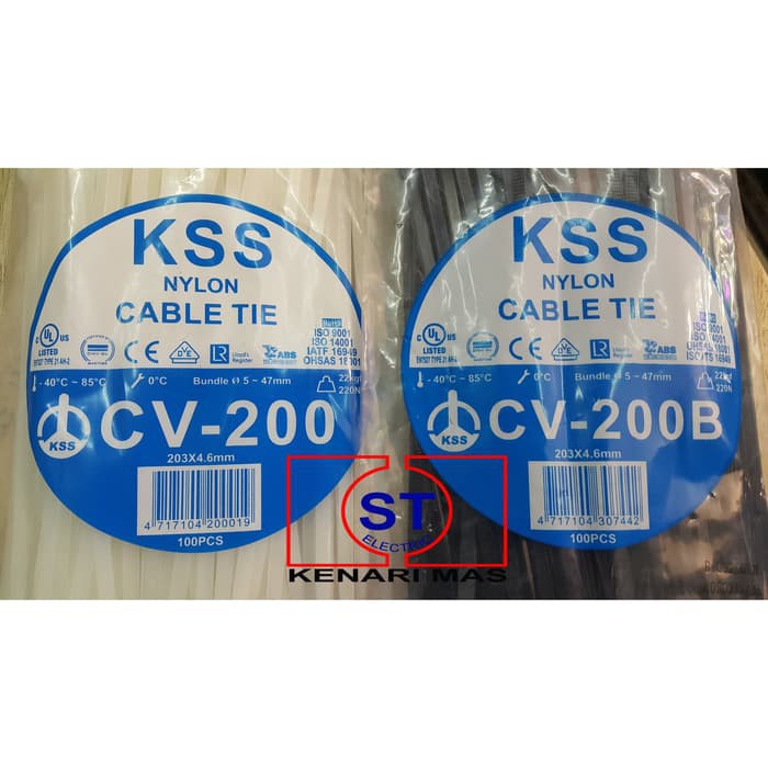 Jual Kabel Ties / Kabel Tis / KSS / CV-200 / CV-200B / CV200 / CV200B Diskon