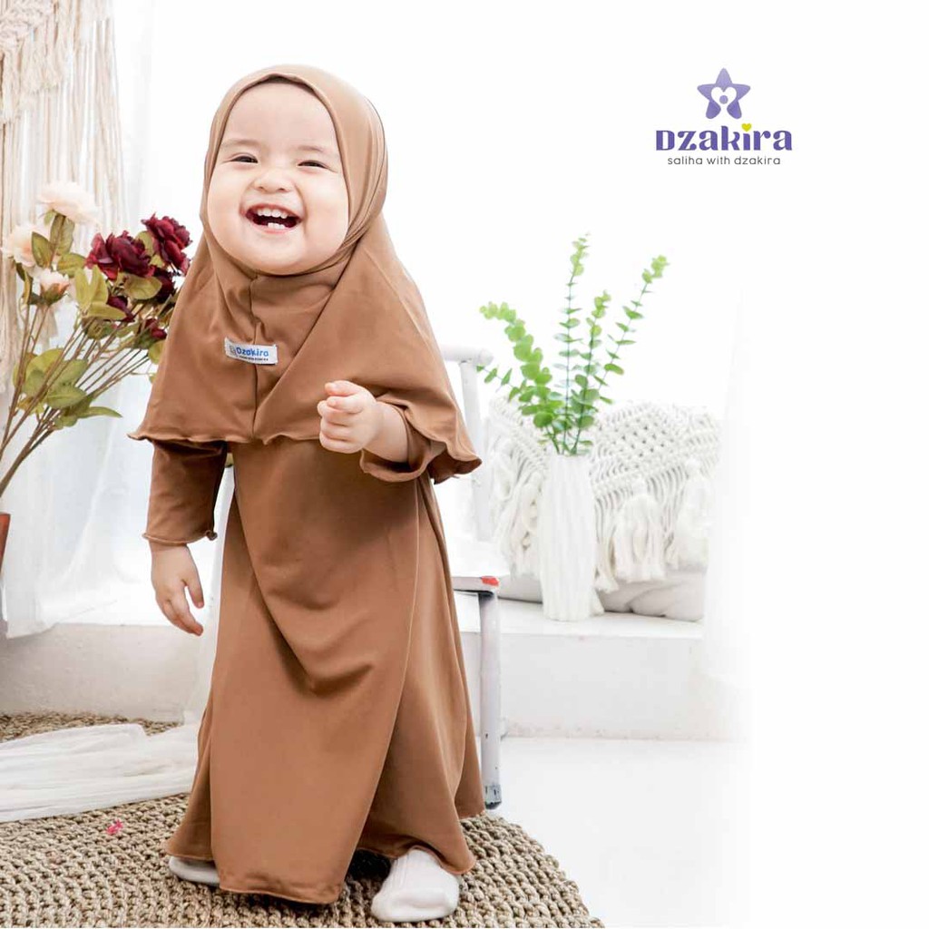 GAMIS BAYI POLOS KIA MOCCA DAILY ORIGINAL by DZAKIRA 0-2T GAMIS BAYI TERLARIS JERSEY PREMIUM