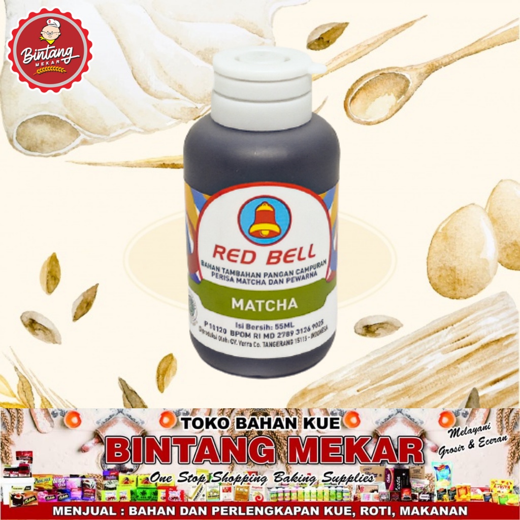 

Perisa/Pasta RED BELL Matcha 55ML