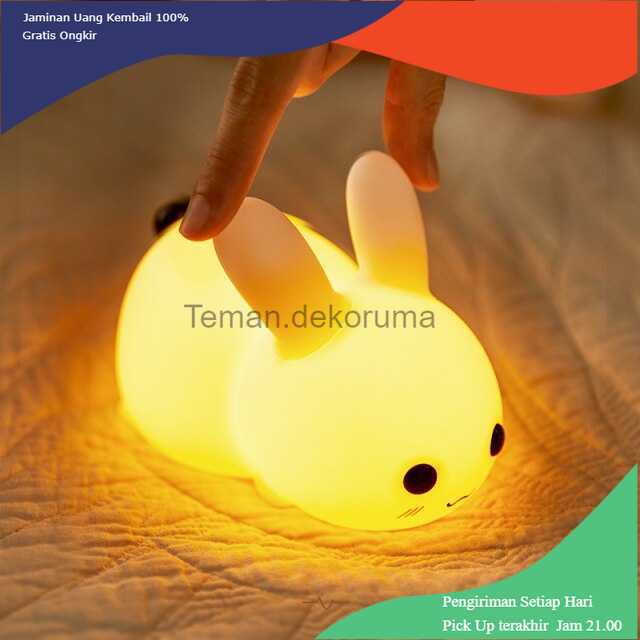 TD-DHA Moonshadow Lampu Tidur LED Light Model Rabbit Warm White - XD001-KJ