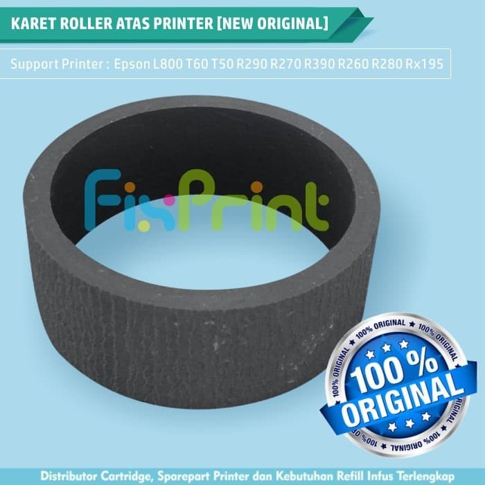 Karet Roller Epson L1300 T1100 L1800 1390 SP1390 Atas Bawah New Original Roll ASF Printer L1300 1390