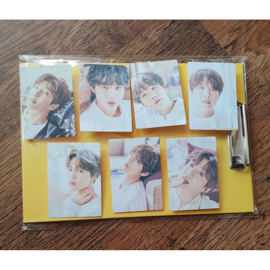 [READY] BTS EXHIBITION 오,늘 (ONEUL) - MINI CLIPBOARD PHOTOCARD/PC RM/JIN/SUGA/J-HOPE/JIMIN/V/JUNGKOOK