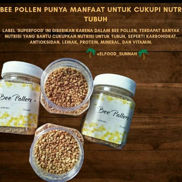 Bee Polen Serbuk Sari Bunga Kesehatan Shopee Indonesia