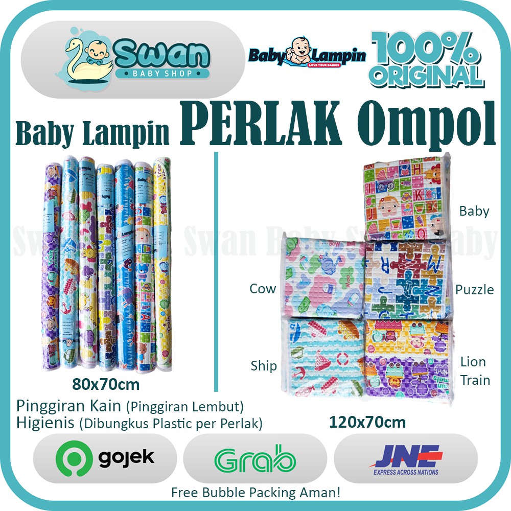 Perlak Ompol Baby Lampin - PREMIUM - Anti Air - Mudah Dicuci  / Alas Ompol Bayi