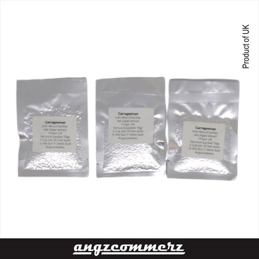 

ANGZCOMMERZ CARRAGEENAN WORT CLARIFIER ORIGINAL FROM UK 10 gram