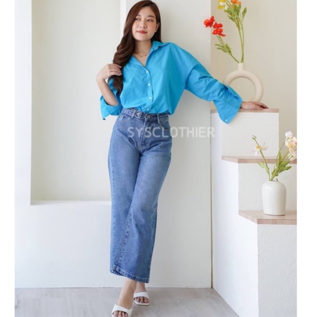 CELANA JEANS WANITA NICO KULOT PREMIUM-SYSCLOTHIER