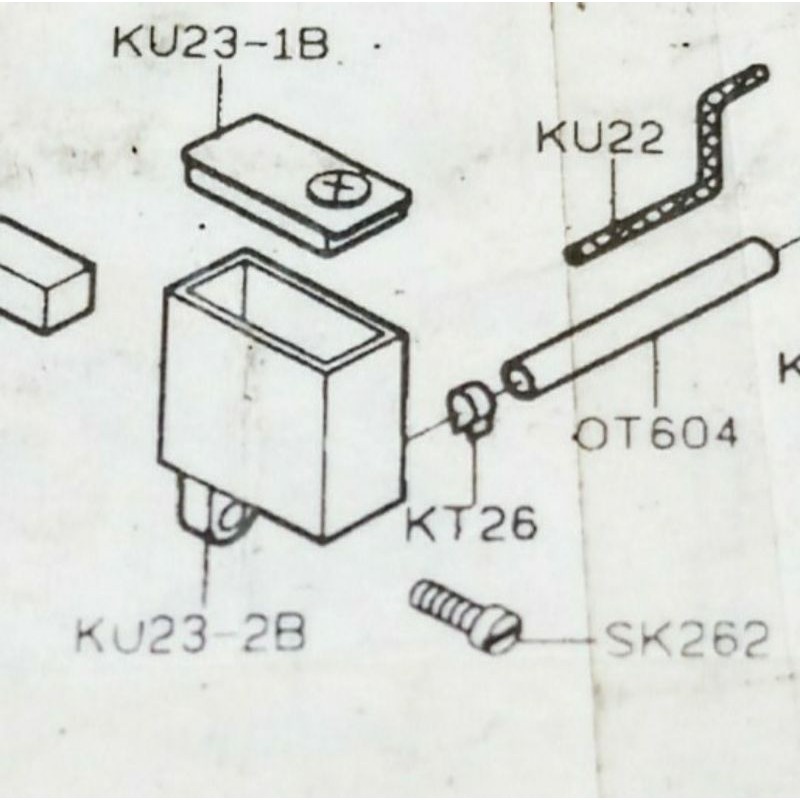 KU23-2 Tabung Minyak Mesin Obras F700 / Obras 747