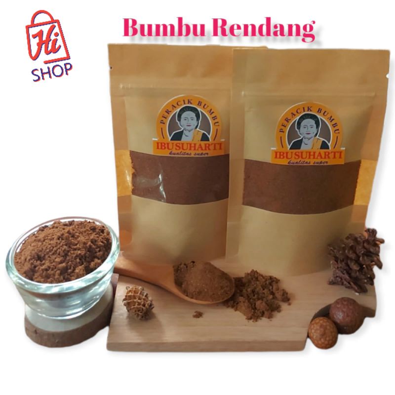 

IBU SUHARTI - Rempah Bumbu Rendang Special Asli Minang Rendang Powder Kualitas Premium