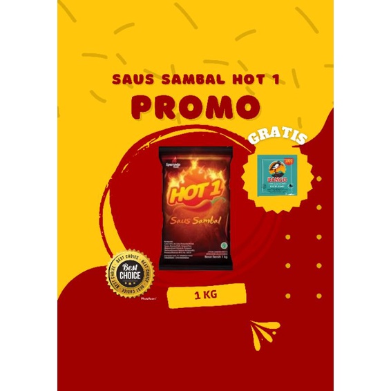 

Saus Sambal Hot 1 1kg