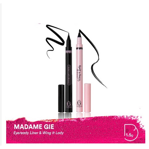 ❤ SHASYA ❤ MADAME GIE Eyeready Liner &amp; Eye Wing It Lady Liner 1g | eyeliner waterproof spidol Madamegie