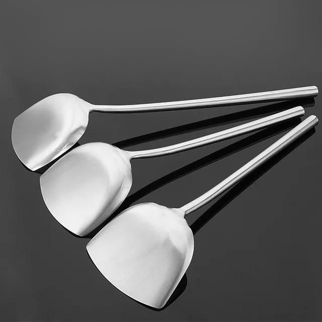 Spatula Stainless Steel / Sodet Gagang Stainless / Spatula Sodet Anti Lengket / Alat Masak