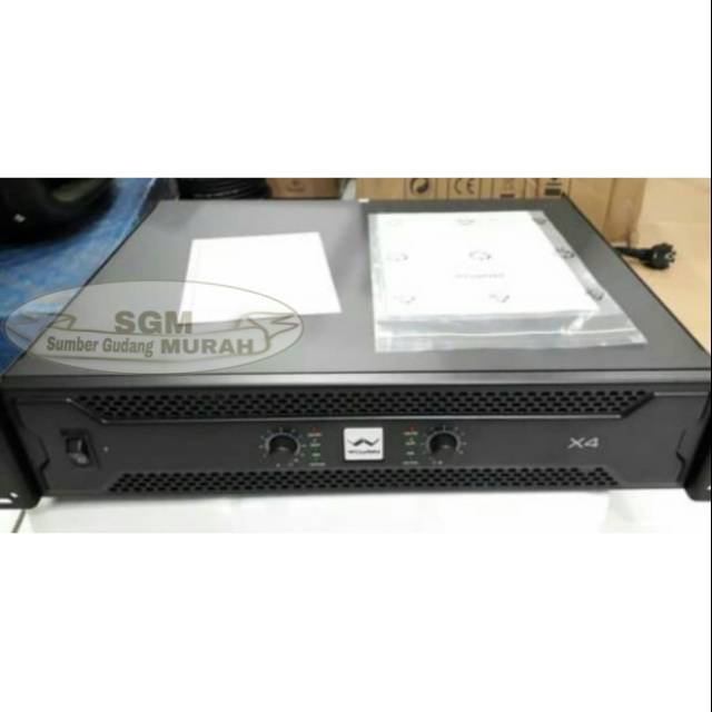 POWER AMPLIFIER WISDOM X4 ORIGINAL GARANSI RESMI