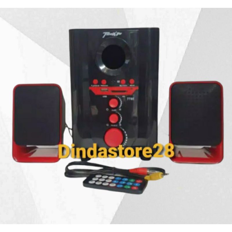 Speaker Aktif GMC Teckyo bluetoot 778E Subwoofer bass Bergeransi