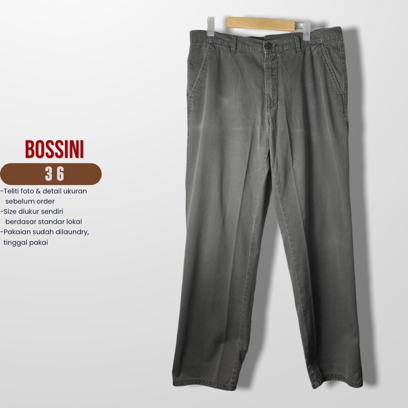 CELANA PRIA BOSSINI CHINO SIZE 36