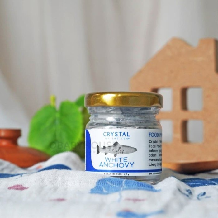 

TERBARU Crystal of the Sea White Anchovy Powder / Bubuk Teri 20 gr (BPOM)