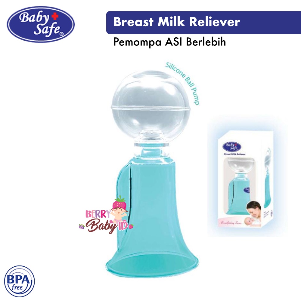 Baby Safe Breast Milk Reliever Breastpump Cone Pompa ASI Manual BPM03 BPM06 Berry Mart