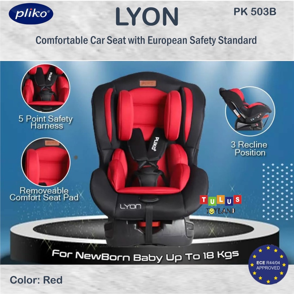 Kursi mobil Pliko LYON Car Seat PK 503B dudukan mobil anak bayi carseat pengaman balita murah