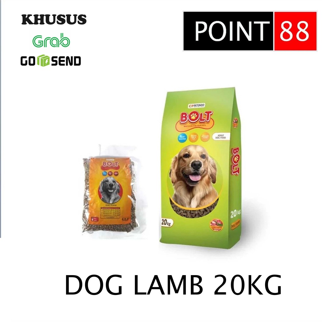 BOLT Dog Lamb 20kg (Grab/Gosend)