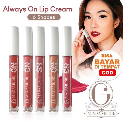 Madame Gie Always On Lip Cream - MakeUp Lip Cream Lipstik