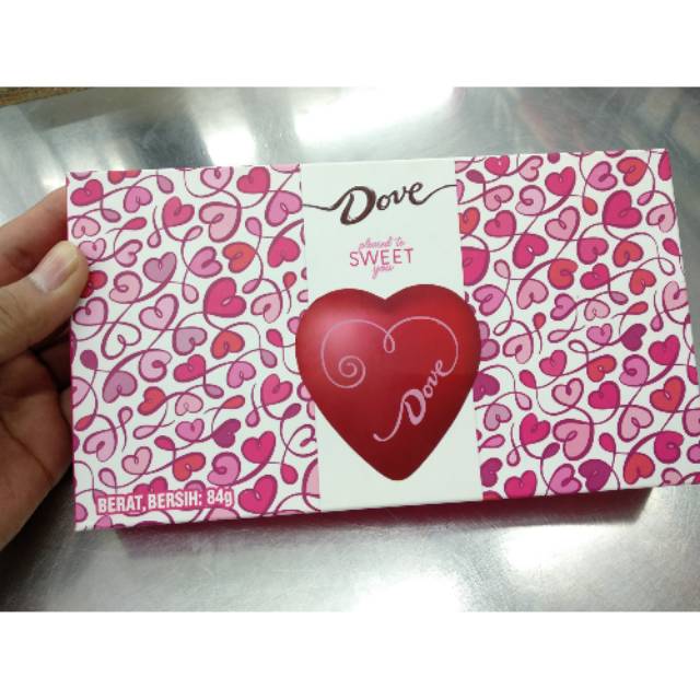 

Coklat dove box valentine 84gr